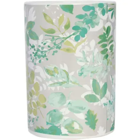 Стакан для зубных щёток Весна доломит цвет белый зеленый бежевый