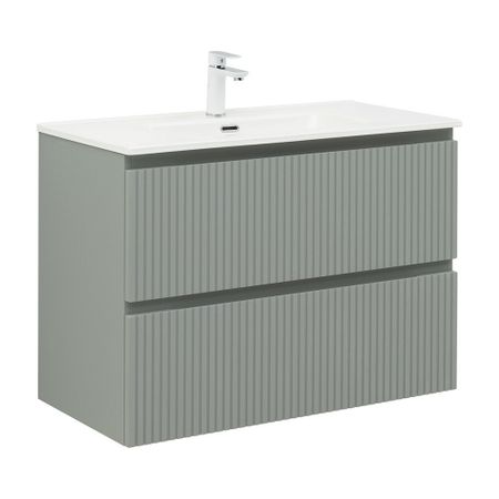 Тумба под раковину Акванет Джейн 90 см подвесная мисти грин (00335435) джейн кент ван гог