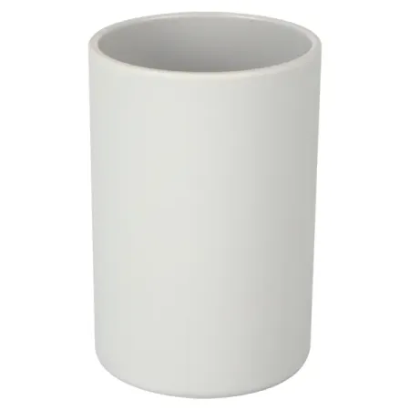 Стакан для зубных щёток Swensa Swanny Granit5 SWP-8024LGR-03, пластик, цвет светло-серый