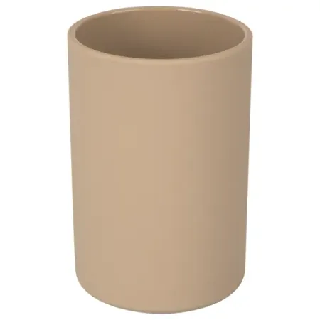 Стакан для зубных щёток Swensa Swanny Moon4 SWP-8024BG-03, пластик, цвет серо-бежевый