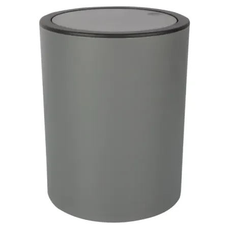 Контейнер для мусора Swensa Lensk Soft SWB-9024DGR 5 л пластик цвет темно-серый матовый