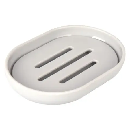 Мыльница Swensa Swanny Granit5 SWP-8024LGR-04 пластик цвет светло-серый