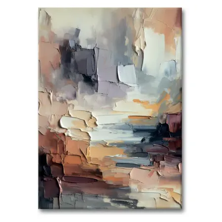 Картина Яркая абстракция 50x70 см плакат рождение венеры fashionista холст