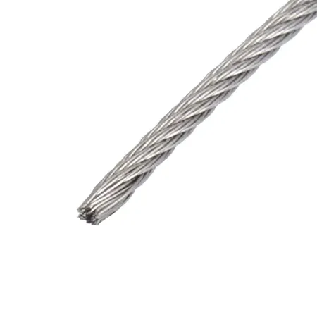 Трос нержавеющая сталь А4 1.5 мм 5 м jarblue винты нержавеющая черные 10 9 m2 m8