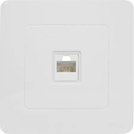 Розетка компьютерная встраиваемая Systeme Electric Blanca RJ45 cat 5 цвет белый