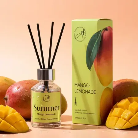Ароматический диффузор Aroma Harmony Summer Mango Lemonade 60 мл диффузор ароматический aroma harmony 50 ml peony
