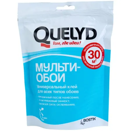 Клей для флизелиновых обоев Quelyd Мульти-обои 30 м²