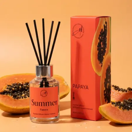 Ароматический диффузор Aroma Harmony Summer Papaya 60 мл aroma harmony волшебный вечер диффузор 30 мл и свеча 60г