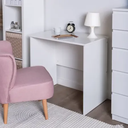 Стол письменный Праксис 80x75x50 см ЛДСП цвет белый