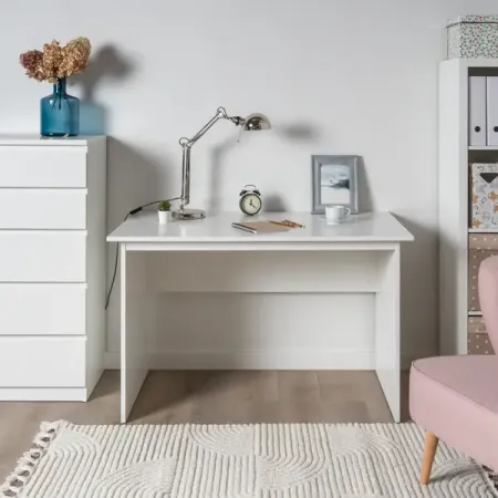 Стол письменный Праксис 120x75x65 см ЛДСП цвет белый