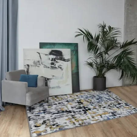 Ковер Лугано 100x160 см полиамид 111 цвет разноцветный ксения беленкова в синих кедах босиком