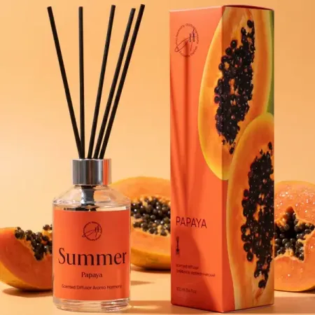 Ароматический диффузор Aroma Harmony Summer Papaya 100 мл aroma harmony волшебный вечер диффузор 30 мл и свеча 60г