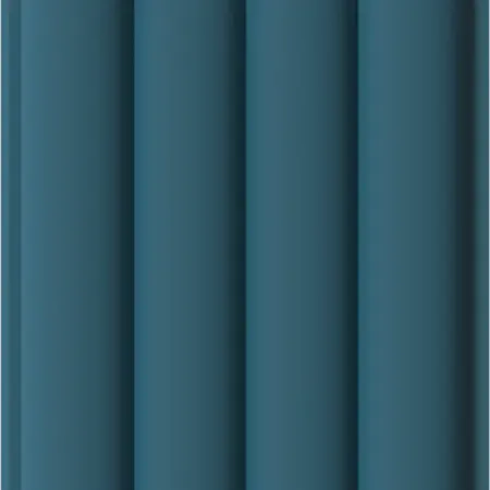 Профиль для стеновой панели МДФ Вэйв синий 2700x55x16 мм 0.149 м²