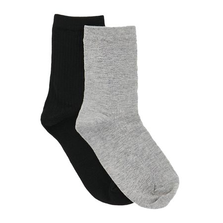 Носки Джаз, черные/серые шелковый джаз