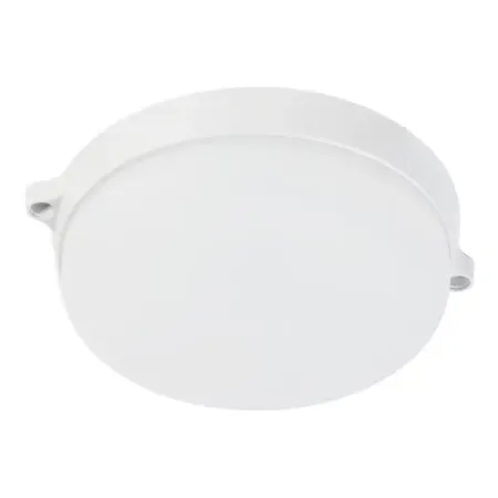 Светильник ЖКХ светодиодный 15 Вт IP65 с датчиком движения круг цвет белый накладной