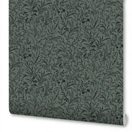 Обои флизелиновые Wallsecret Scandy темно-зеленые 1.06 м 8826-19 jiffdiff виниловые самоклеящиеся обои темно зеленые ребристые lattice