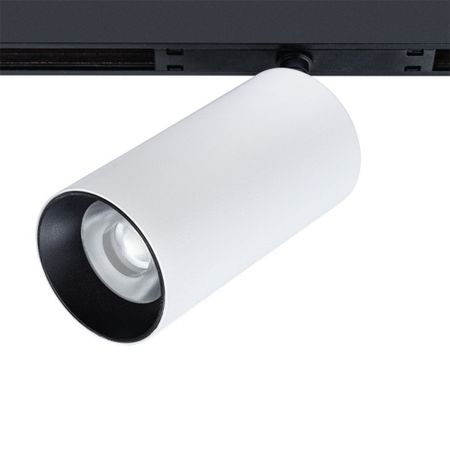 Светодиодный трековый светильник магнитный Arte Lamp Optima 3000К 16 Вт черный/белый (A7282PL-1WH)