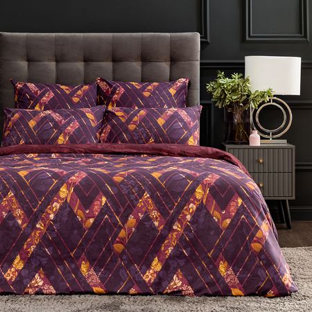 Постельное белье Мелинда/Melinda, фиолет наволочки homaxy вельветовые полосатые