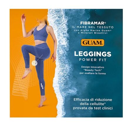 Guam Power Fit Leggings Blu Cobalto марлевая пряжа для хэллоуина