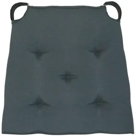 Подушка для стула Inspire Pharell 40/35x40 см цвет темно-серый