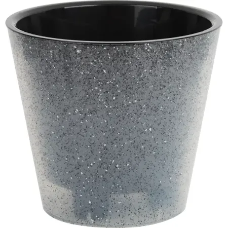 Кашпо Homver London ø16 h14.5 см v1.6 л пластик светло-серый