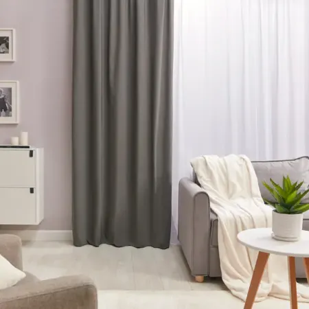 Штора на ленте Inspire Pharell 140x280 см цвет темно-серый для фонаря convoy m3