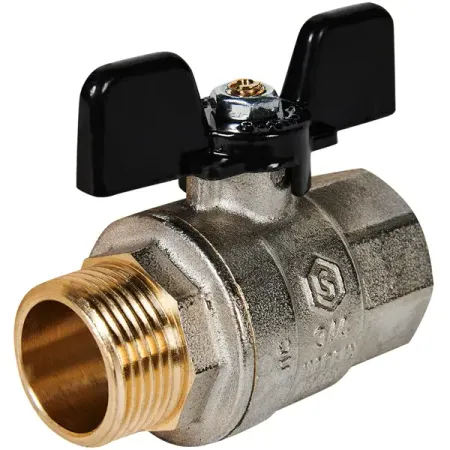 Кран шаровой прямой Stout DN20 PN40 3/4