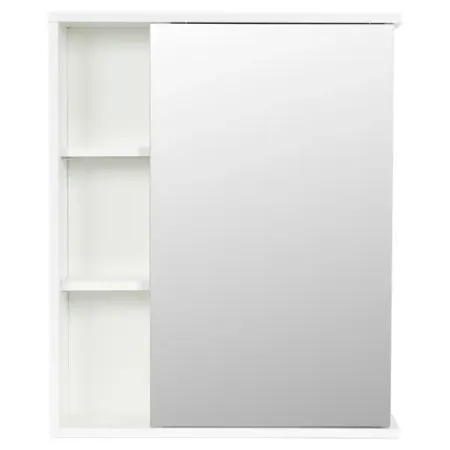 Шкаф зеркальный Т-60 подвесной 72x60 см цвет белый