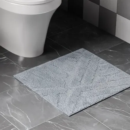 Коврик для туалета Swensa Noor 50x50 см цвет серо-зеленый