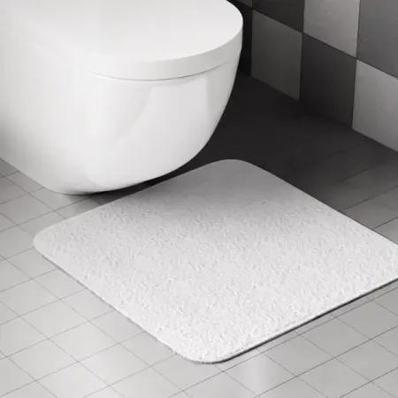 Коврик для туалета Swensa Ping 50x50 см цвет белый