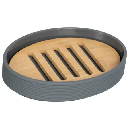 Мыльница Swensa Koi SWP-2415-GRY-04 пластик цвет серый дозатор для жидкого мыла swensa jolli swp 2416 blk 01 пластик