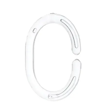 Кольца для шторы в ванную Primanova цвет прозрачный 12 шт. шторы hanlu шифоновые просвечивающие