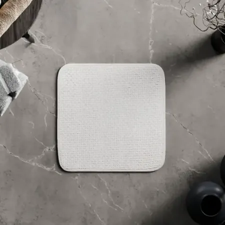 Коврик для туалета Swensa Slot 50x50 см цвет светло-бежевый