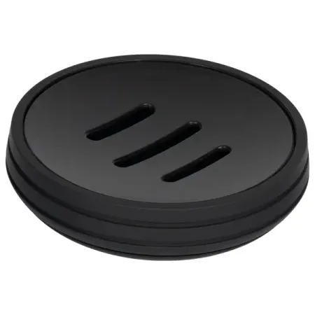 Мыльница Swensa Lago SWP-2410-BLK-04 пластик цвет черный дозатор для жидкого мыла swensa jolli swp 2416 blk 01 пластик