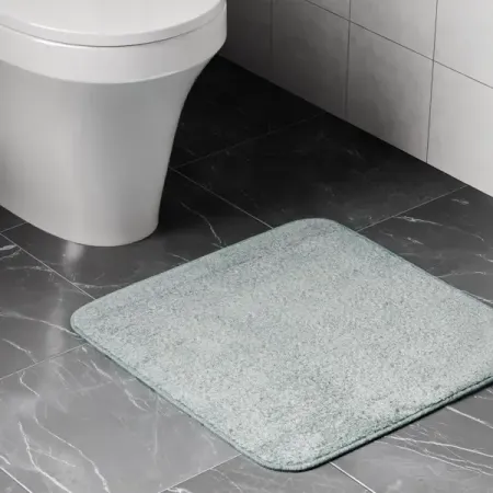 Коврик для туалета Swensa Ping 50x50 см цвет голубой лотки moderna туалет домик smartcat с угольным фильтром светло голубой бельгия 54х40х41 см