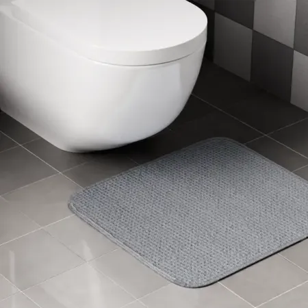 Коврик для туалета Swensa Slot 50x50 см цвет серый нескользящий коврик smabee gate slot cup pad для kia rio 4 x line rio 2017 2021 rio4 автомобильные противоскользящие коврики аксессуары для интерьера подставка