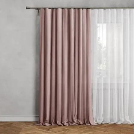 ЛЦ Штора на ленте Tegal 140x260 см цвет розовый Santal 4