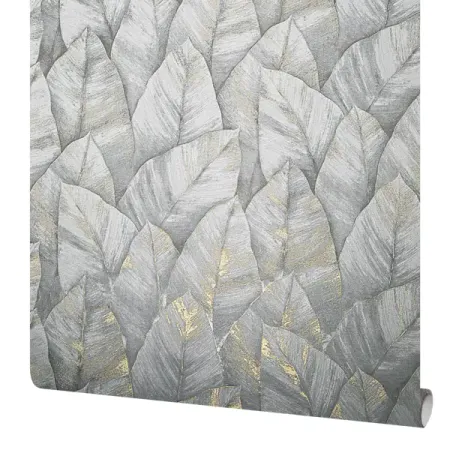 Обои флизелиновые Ateliero Lagun серые 1.06 м AT1077-06ОАВ