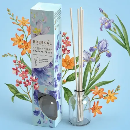 Ароматический диффузор Breesal Aroma Sphere Сладкие грезы 40 мл подарочный коробок рутаупак ночные грезы 3в1 3 шт
