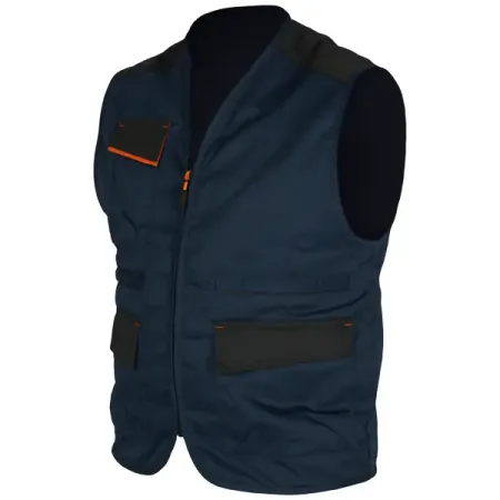 Жилет рабочий Delta Plus Mach1 цвет синий размер L рост 180