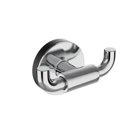 Крючок Lemer Aller стальной двухрожковый цвет хром