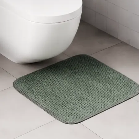 Коврик для туалета Swensa Slot 50x50 см цвет зеленый