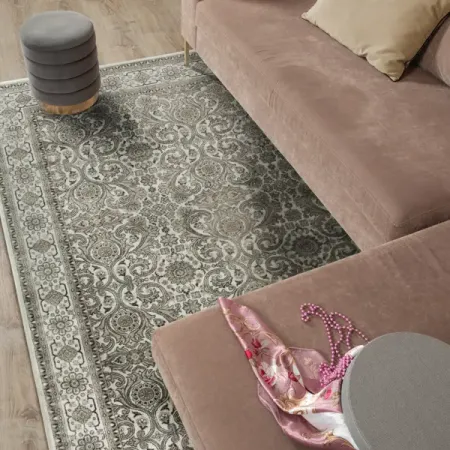 Ковер Isphahan 160x230 см вискоза 84413 цвет кремовый