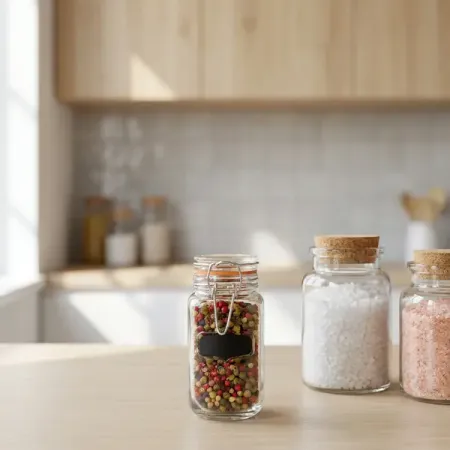 Банка для специй Esprado 0.14 л стекло цвет прозрачный 4 шт.