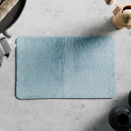 Коврик для ванной Swensa Ping 50x80 см цвет серо-голубой медаль героя советского социалистического труда
