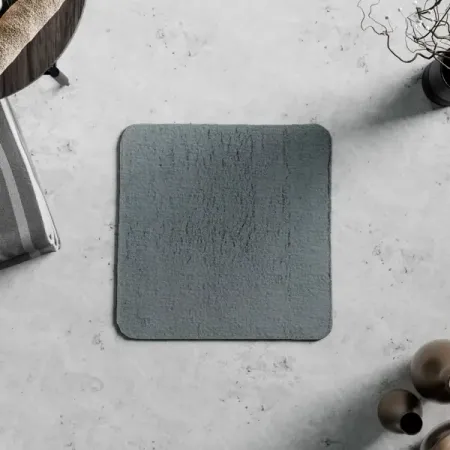 Коврик для туалета Swensa Ping 50x50 см цвет серый коврик с тиснением in loran 45x75см холл серый