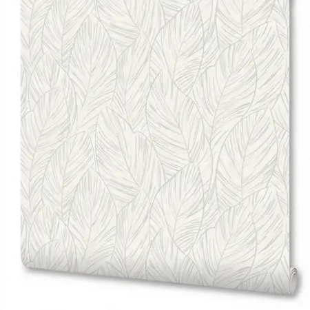 Обои флизелиновые Wallsecret Madeira белые 1.06 м 8988-27