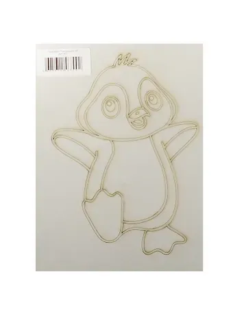 Трафарет Пингвинчик (А5) (467) (упаковка)