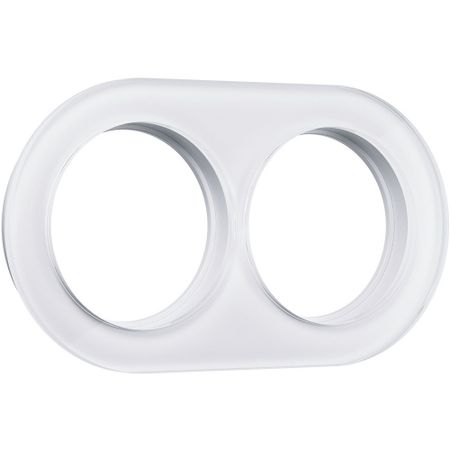 Рамка Werkel Favorit Runda двухместная белая (a051632) палитра для смешивания красок белая овальная рисовашка