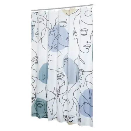 Штора для ванной Swensa Social SWC-95-58 200x180 см полиэстер цвет разноцветный